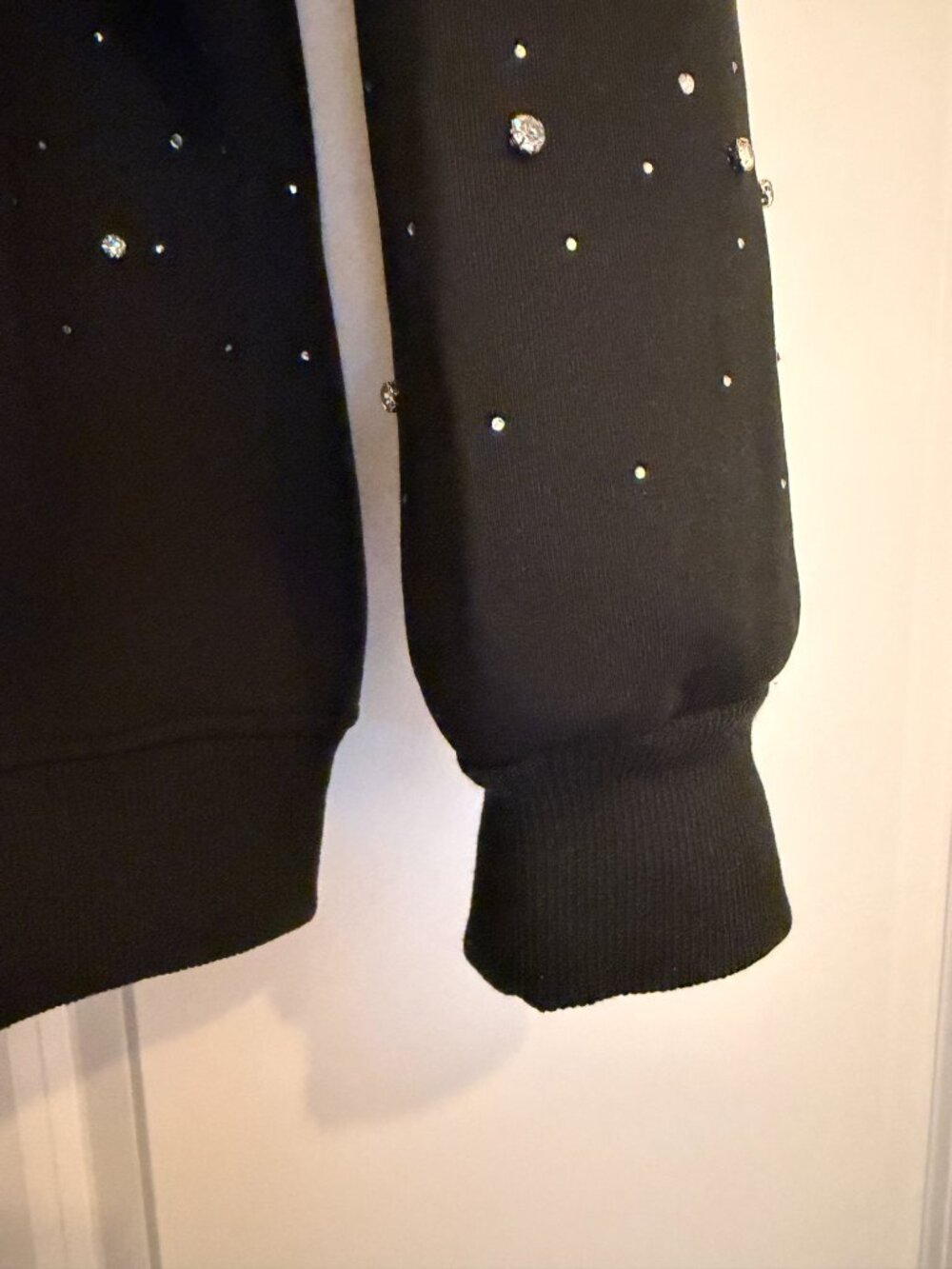 VYBES Rhinestone Galaxy Zip Up - Picture 6 of 6